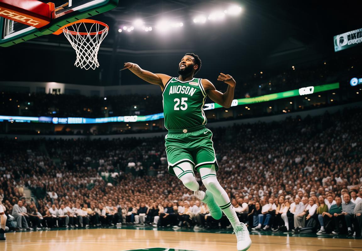 杰伦·布朗创凯尔特人队史纪录：5年3亿顶薪合同兑现，2000分+400篮板+300助攻铸就双核体系新基石